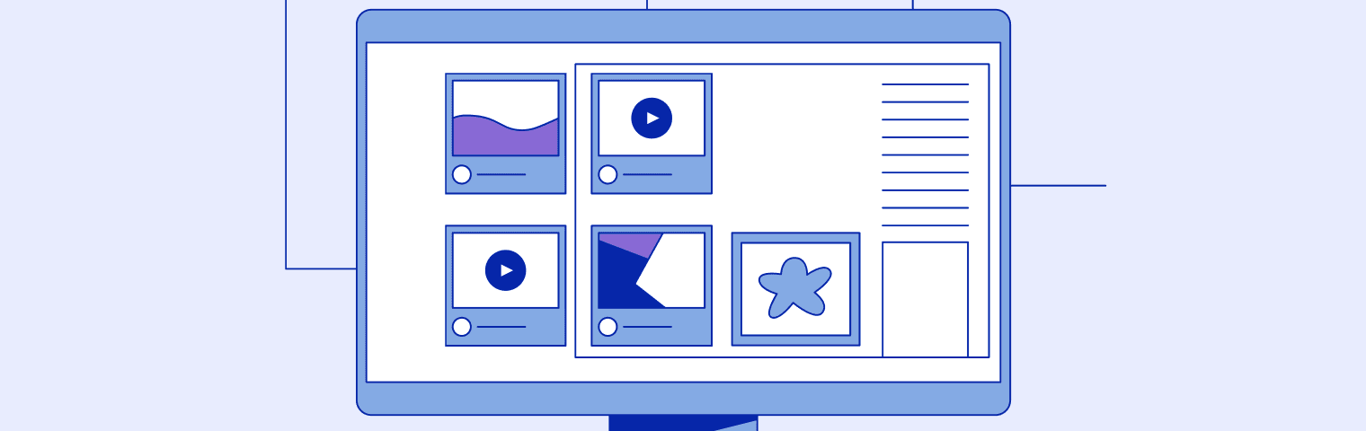 Asset library preview